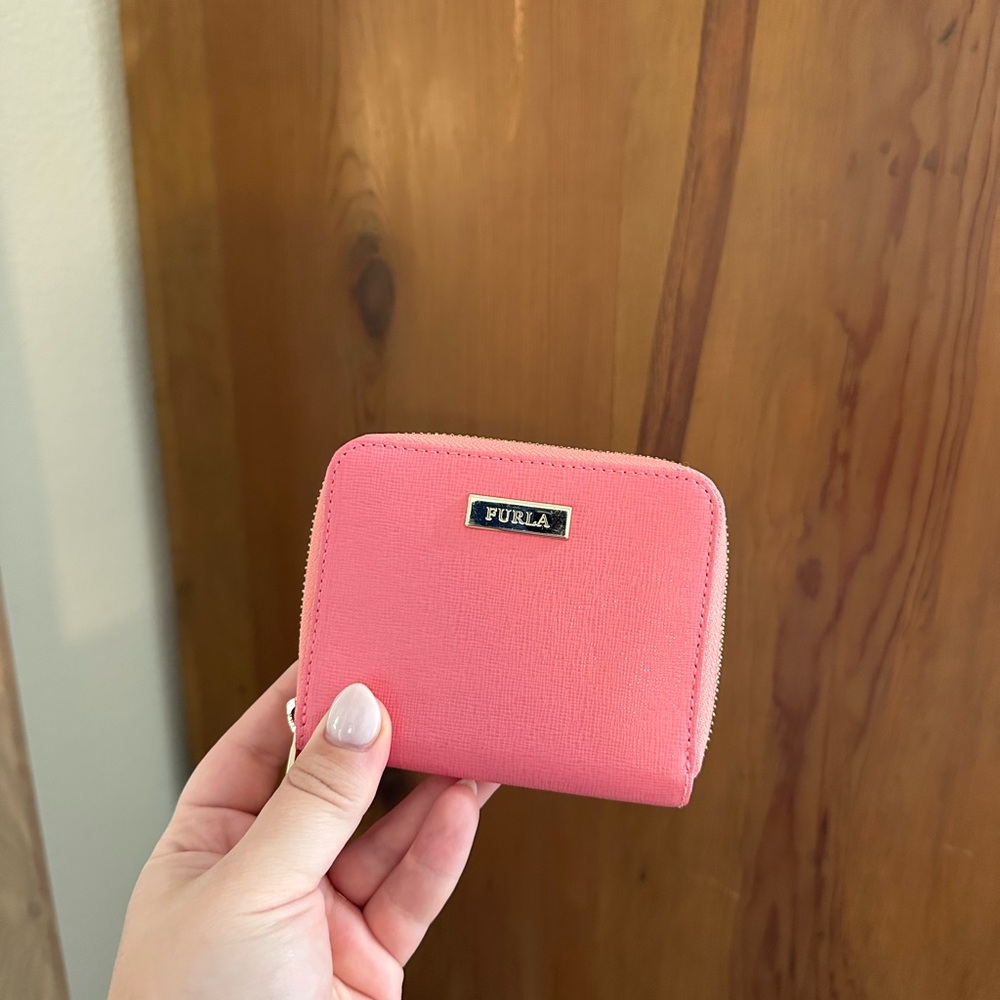 Furla pink wallet